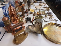 Lot 304 - decoratie in koper. 55 stuks - afbeelding 9 van  9