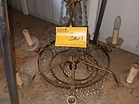 Lot 304 - luchter 6 armen - afbeelding 1 van  3