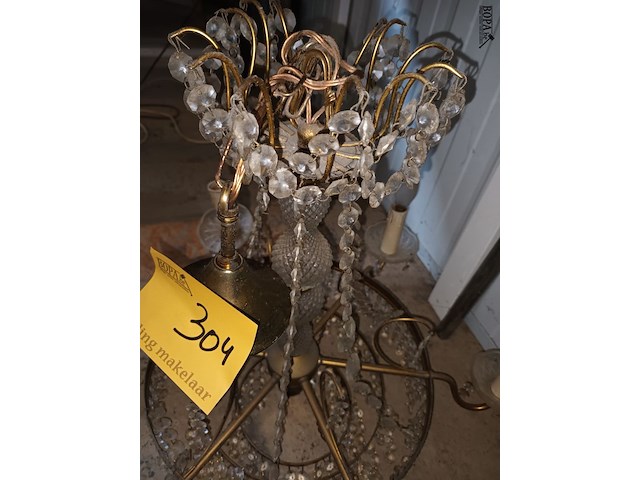 Lot 304 - luchter 6 armen - afbeelding 3 van  3