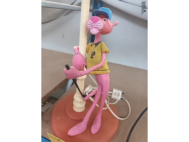 Lot 304 - tafellamp pink panter - afbeelding 2 van  4