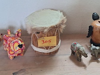Lot 305 - decoratie. 6 stuks - afbeelding 1 van  1