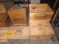 Lot 305 - wijnkistjes. 13 stuks - afbeelding 2 van  4
