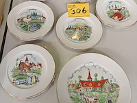 Lot 306 - kaasborden limoges france. 12 stuks