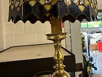 Lot 306 - retro tafellamp tiffanystijl