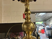 Lot 306 - retro tafellamp tiffanystijl - afbeelding 2 van  3