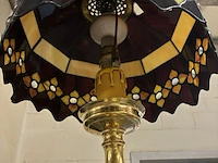 Lot 306 - retro tafellamp tiffanystijl - afbeelding 3 van  3
