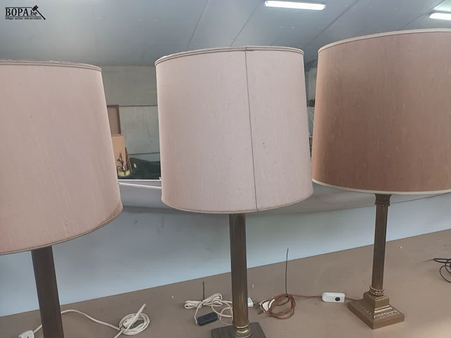 Lot 306 - tafellampen. 3 stuks - afbeelding 2 van  6
