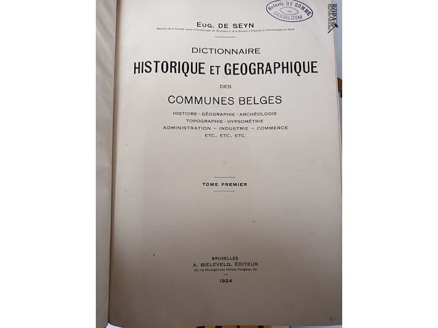 Lot 307 - dictionnaire historique et géographique - afbeelding 3 van  5