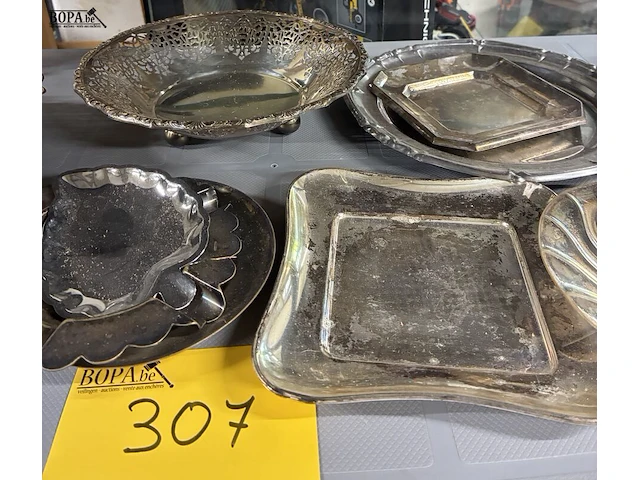 Lot 307 - lot verzilverde schalen - afbeelding 3 van  4