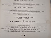 Lot 308 - dictionnaire encyclopédique - afbeelding 3 van  3