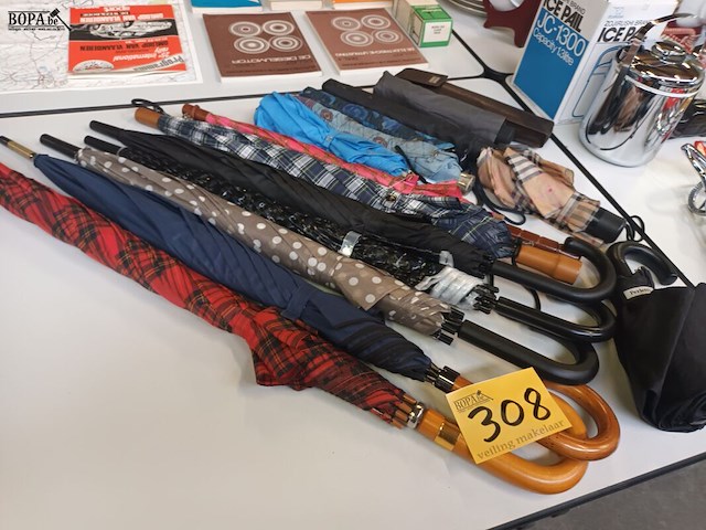 Lot 308 - paraplu’s. 13 stuks - afbeelding 1 van  4