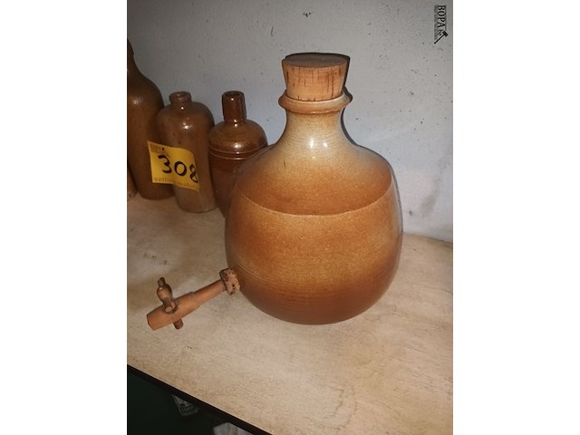 Lot 308 - stenen flessen. 6 stuks - afbeelding 2 van  4