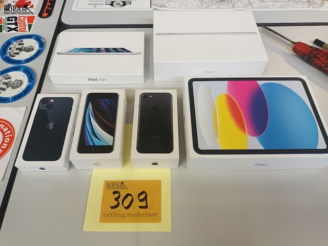 Lot 309 - lege dozen apple. 6 stuks - afbeelding 1 van  4