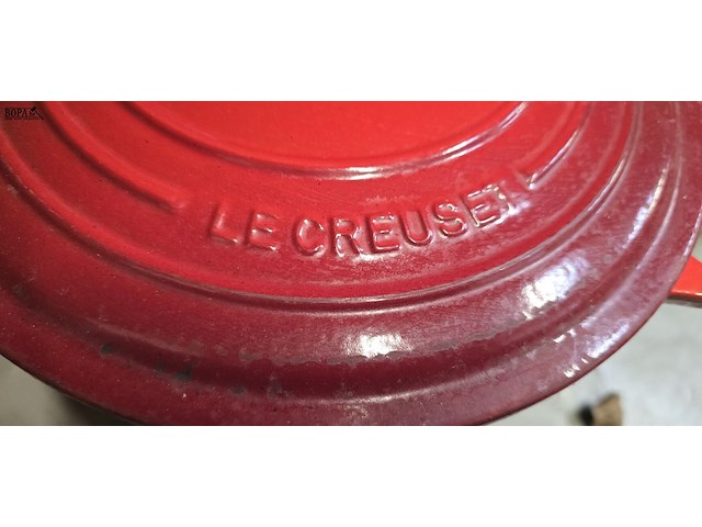 Lot 31 - creuset potten 2 stuks en 1 x coussance pot - afbeelding 2 van  5