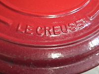 Lot 31 - creuset potten 2 stuks en 1 x coussance pot - afbeelding 2 van  5