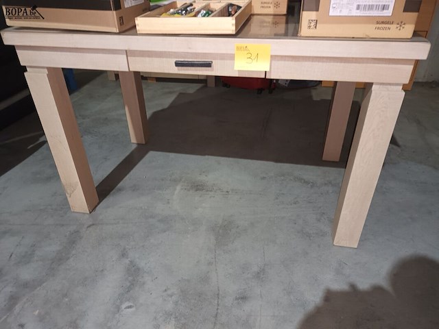 Lot 31 - eetkamertafel - afbeelding 1 van  3