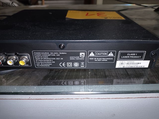 Lot 31 - philips dvd speler - afbeelding 3 van  3