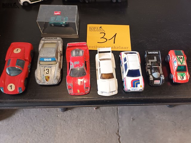 Lot 31 - rally wagens op schaal. 8 stuks - afbeelding 1 van  6