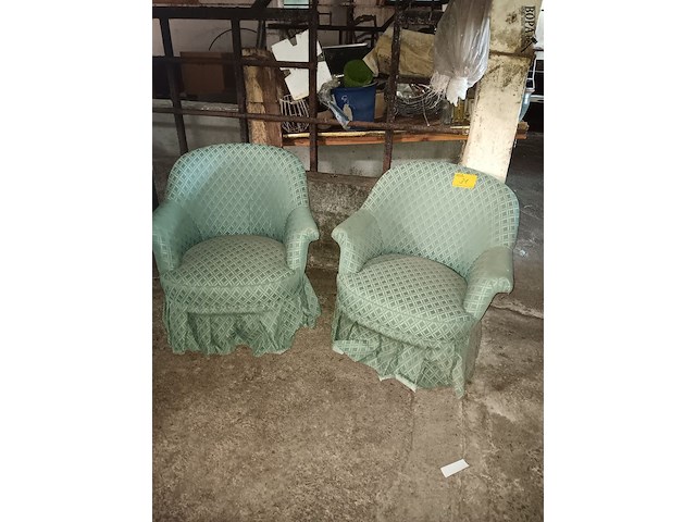 Lot 31 - retro zetel. 2 stuks - afbeelding 1 van  1