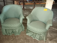 Lot 31 - retro zetel. 2 stuks - afbeelding 1 van  1