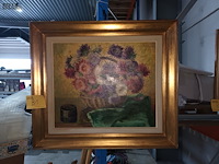 Lot 31 - schilderij bloemen - afbeelding 2 van  4