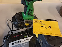 Lot 31 - schroefmachine hitachi - afbeelding 1 van  3