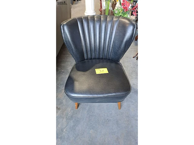 Lot 31 - vintage cocktailzetel expo 58 donkerblauw - afbeelding 1 van  3