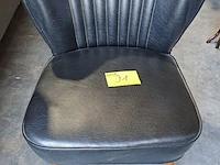 Lot 31 - vintage cocktailzetel expo 58 donkerblauw - afbeelding 1 van  3