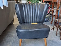 Lot 31 - vintage cocktailzetel expo 58 donkerblauw - afbeelding 2 van  3