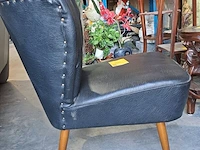 Lot 31 - vintage cocktailzetel expo 58 donkerblauw - afbeelding 3 van  3