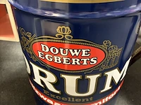 Lot 31 - vintage douwe egberts drum shag blik - afbeelding 2 van  3