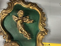 Lot 310 - vintage wanddecoratie in kalk - engel