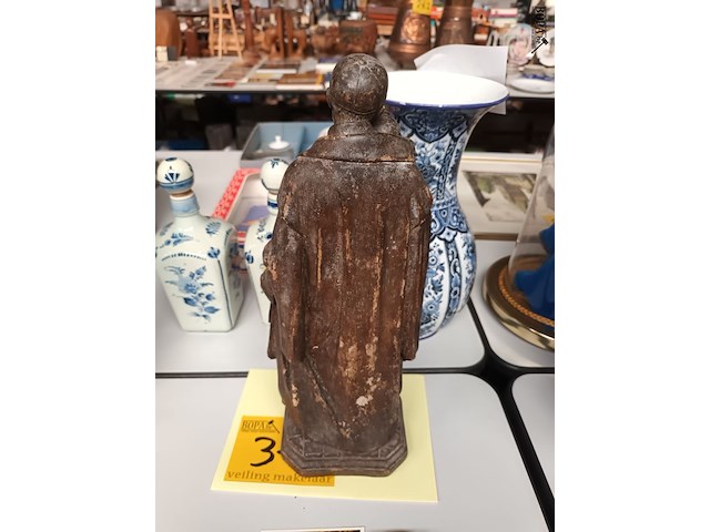 Lot 311 - heiligenbeeld in plaaster - afbeelding 3 van  3