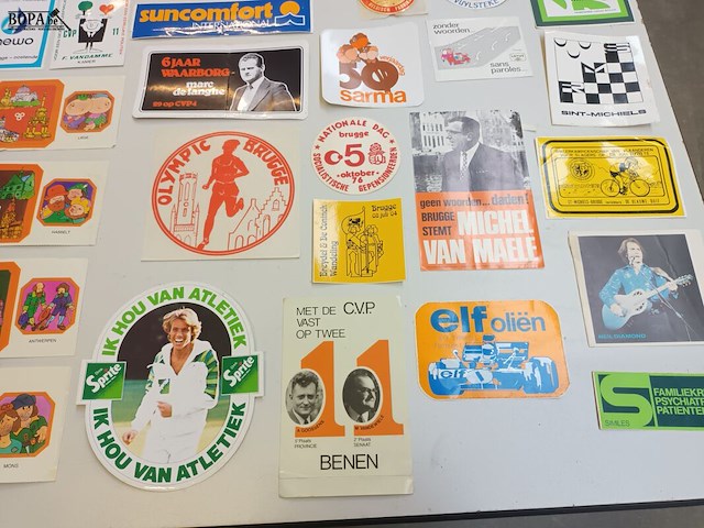 Lot 311 - reclame stickers - afbeelding 7 van  7