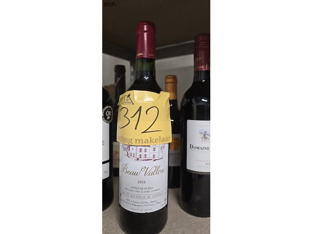 Lot 312 - rode wijnen , jaren 2011 tot 2018, 7 flessen - afbeelding 2 van  8