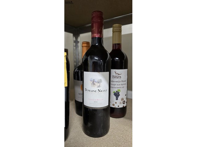 Lot 312 - rode wijnen , jaren 2011 tot 2018, 7 flessen - afbeelding 3 van  8