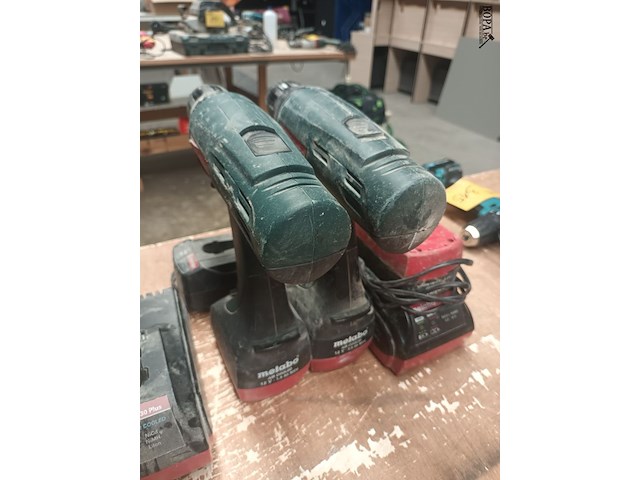 Lot 314 - accu schroefmachine metabo. 2 stuks - afbeelding 4 van  4