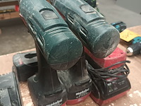 Lot 314 - accu schroefmachine metabo. 2 stuks - afbeelding 4 van  4