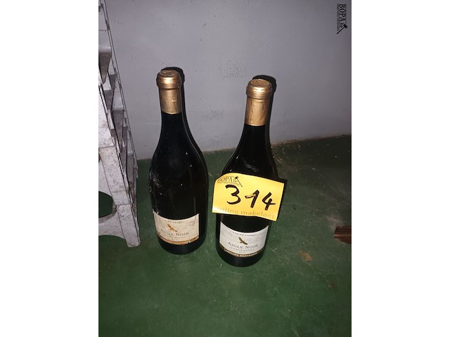 Lot 314 - wijn aigle noir chardonnay. 2 stuks - afbeelding 1 van  3