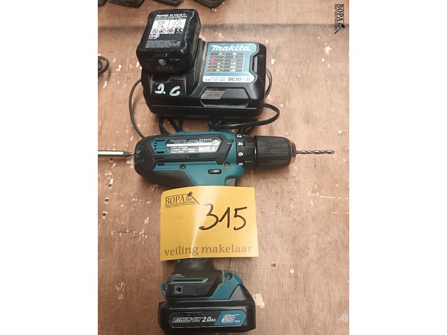 Lot 315 - accu schroefmachine makita - afbeelding 1 van  3
