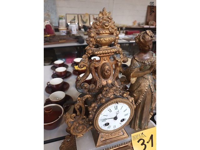 Lot 315 - antieke klok - afbeelding 2 van  5