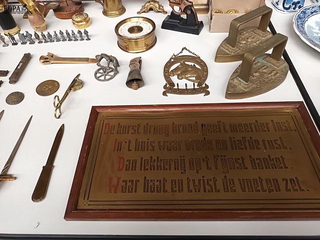 Lot 317 - koperwerk. 75 stuks - afbeelding 7 van  9