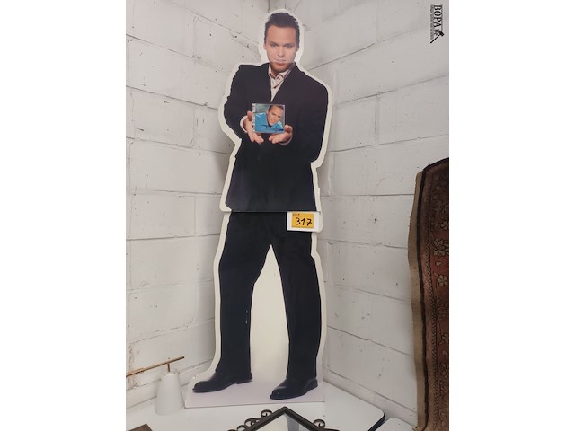 Lot 317 - reclamebord frans bauer - afbeelding 1 van  3