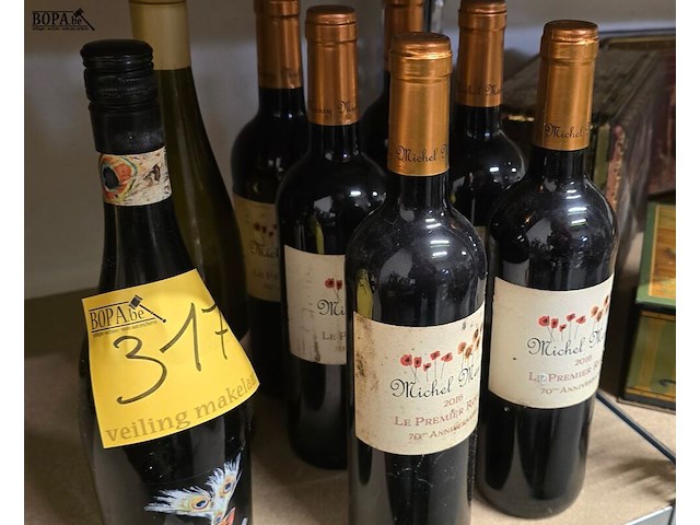 Lot 317 - rode wijnen, 8 flessen - afbeelding 1 van  4