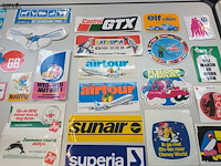 Lot 318 - reclame stickers. 80 stuks - afbeelding 2 van  7