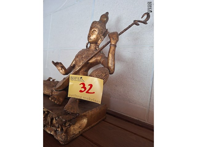 Lot 32 - beeld boeddha - afbeelding 3 van  3