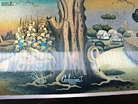 Lot 32 - folieprints in kader. 3 stuks - afbeelding 5 van  5