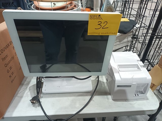 Lot 32 - kassasysteem met printer - afbeelding 1 van  6