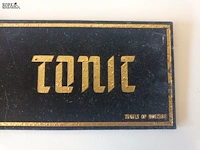 Lot 32 - reclame bord tonic met zegel - afbeelding 2 van  4