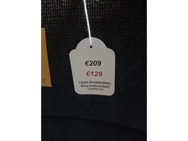 Lot 32 - stoel amsterdam. 3 stuks - afbeelding 4 van  6